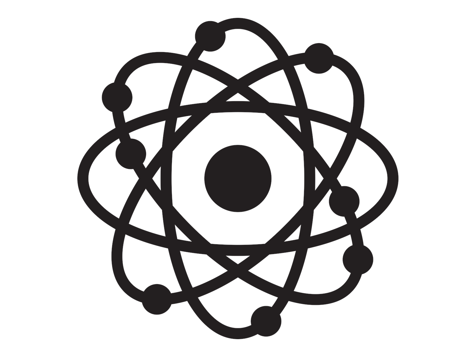 EMPIRE DESIGN Atom Science Smart Electric Car Vinyl Decal Sticker for Window